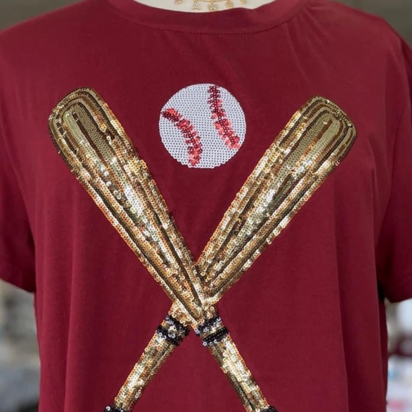 New with Tags QOS Baseball Tee - Picture 1 of 2